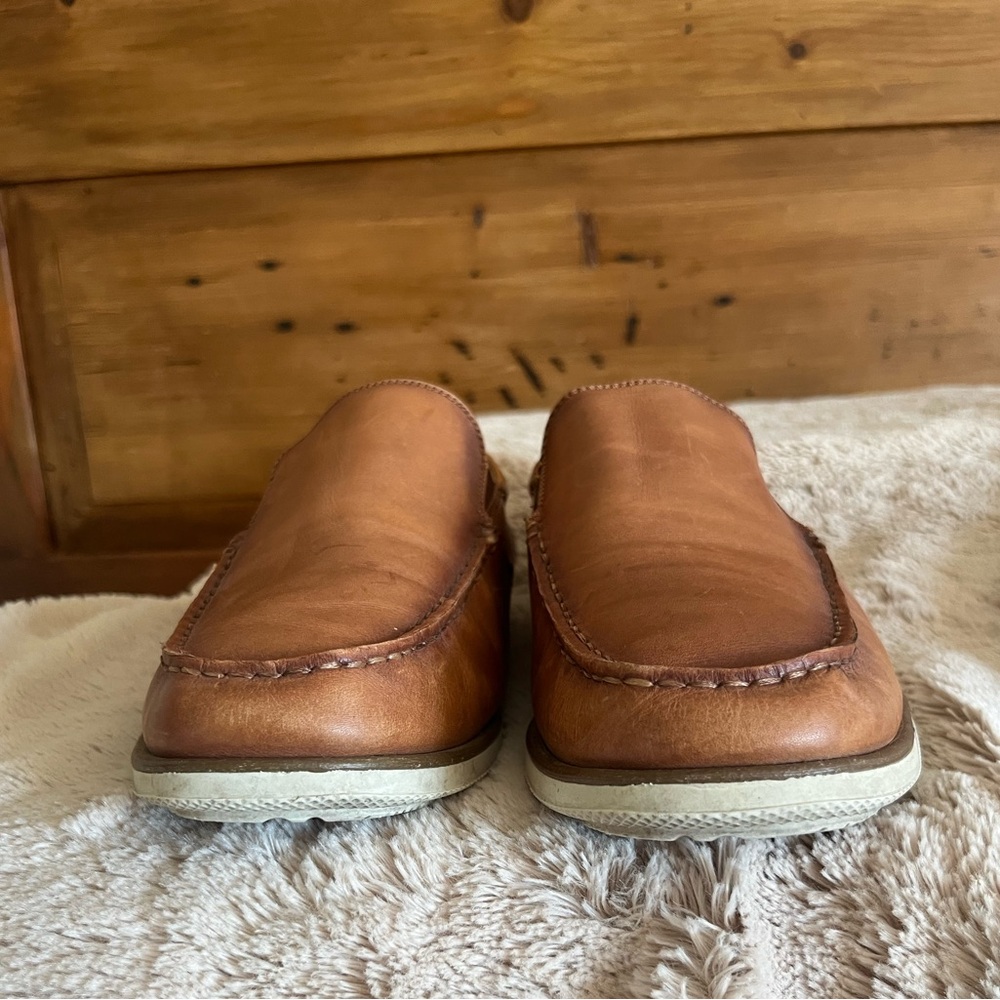Florsheim Tan Leather Loafers - Picture 7 of 13